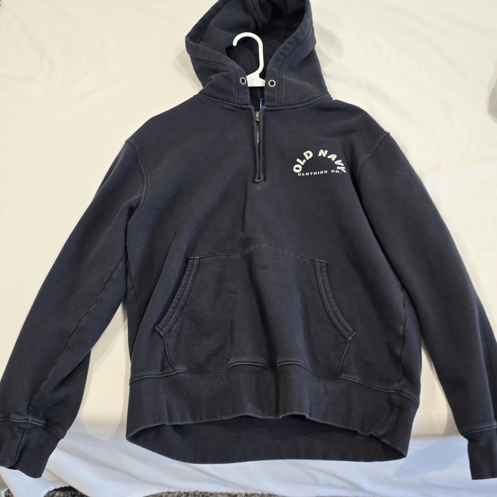 Old Navy Dark Blue Pullover Hoodie